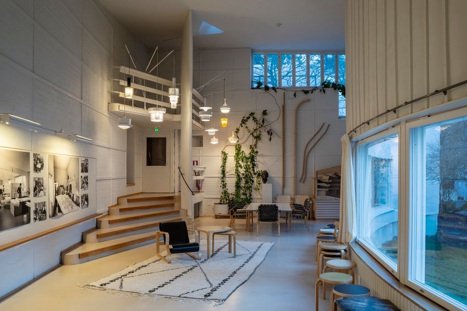 Studio Aalto (1954-55, 1962-63) Helsinki, Finland.