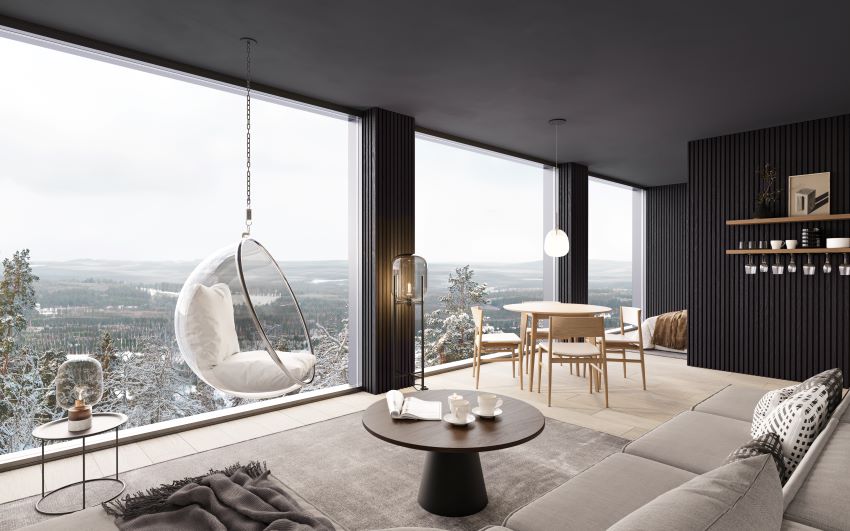 Maisemasviitti Hirvestä avautuu vuoren paras näköala joko ympäröivään maisemaan. Maisemasviitti Hirvestä avautuu vuoren paras näköala joko ympäröivään maisemaan.